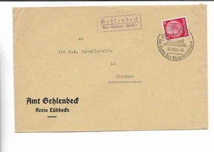 Heimat / DR / Gehlenbeck über Lübbecke (Westf.) Ra2 + Sonder-Stempel 26.10.35 - Bild 1 von 2