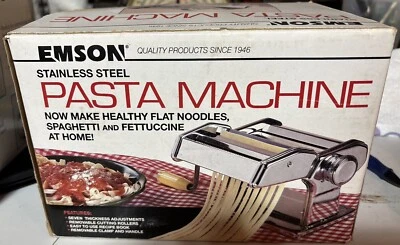 Máquina de pasta de acero inoxidable Emson Foto 1 de 4