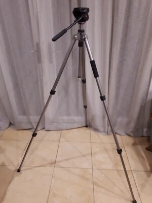 Tripod for camera, video or telescope: Opticron 42831 / Manfrotto 701HDV panhead - Image 1 of 3