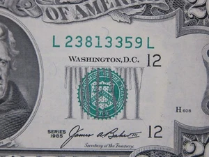 1985 $20 FRN L23813359L *RARE* San Fran w/ Double L *Seq Option Buy - Picture 1 of 6