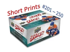 2024-25 Upper Deck MVP Hockey NHL - SP 201-250 - Picture 1 of 18