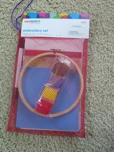 NWT NEW "We Made It" Jennifer Garner Embroidery Sewing Sew Craft Kit 8 + years - Picture 1 of 3