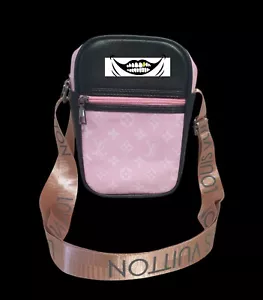 Women's Canvas Shoulder Messenger Bag FASHION Satchel Travel Man's Bag PINK - Picture 1 of 3