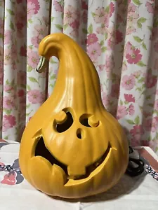 Kunststoff Schaum Blasform Halloween Kürbis Kürbis JACK-O-LANTERN Leuchtet 12" - Bild 1 von 4