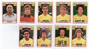 PANINI FOOTBALL 76  Nantes l'entraineur et 8 joueurs /RU201 - Imagen 1 de 2