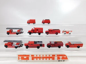 10x BREKINA 1:87/H0 Fire Service Model: MB + VW + Magirus, defect/Gut #CA359-0, - Picture 1 of 5
