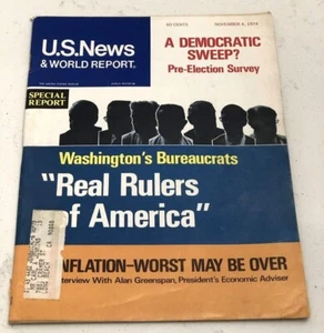 US News & World Report Magazine November 4 1974 Inflation and Real Rulers Of US - Picture 1 of 8