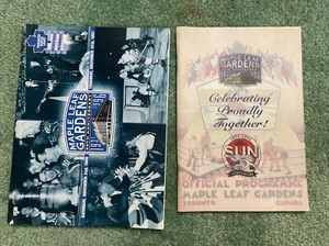 1996 MAPLE LEAF GARDENS 65th Anniversary Program Toronto Leafs Detroit Red Wings - Picture 1 of 3