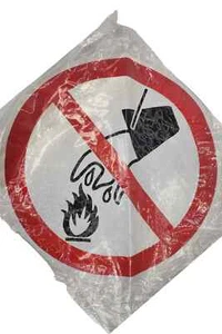 New 23.5" "Do Not Extinguish With Water" Safety Sign Decal *mocinc.1982* - Picture 1 of 2