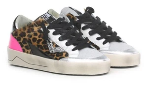 4b12- KYLE D889 LEOPARD/FUXIA - Sneakers donna - Foto 1 di 4