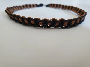 Brown Black Reversible Cord Necklace - Picture 1 of 6