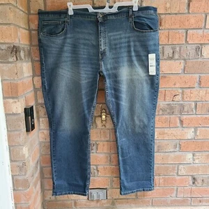 Pantalones de mezclilla GEORGE para hombre talla 50X30 estilo desgastado nuevos - Imagen 1 de 7