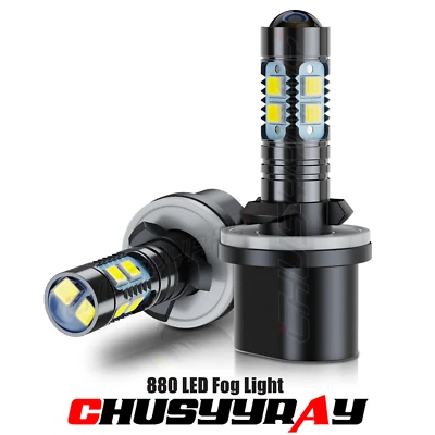 2Pcs 880 LED Fog Driving Light Bulbs For Chevrolet Cavalier 2000 2001 2002-2005 - Image 1 of 4