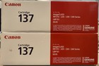 Lot of 2 New Genuine Canon 137 Cartridges 9435B001[AA] for imageCLASS - Sealed