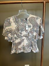 Express Paisley Blouse New with Tags Size Small