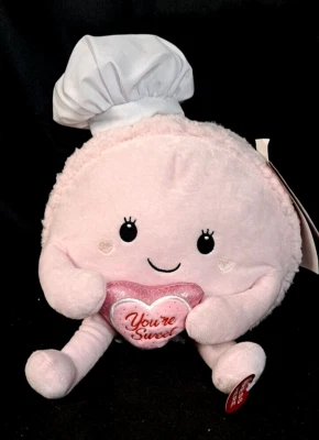 Macaroon Animated Soft Singing Pink Plush "I Want Candy" Toy  14” TESTED Video - Image 1 of 4