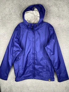 REI Co-Op Rain Jacket Mens Small Hooded Windbraker Zip Essential Lightweight - Picture 1 of 16