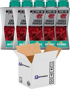 KIT TAGLIANDO Olio Motore Compatibilità 4T Cross Power SAE 10W-60 per moto (5 Li - Imagen 1 de 1