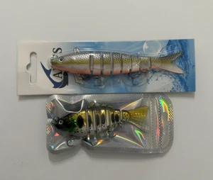 Fishing Lures-Jointed Segment Swimbaits-Bait Wobblers-Crankbait-Fishing Lure #6 - Picture 1 of 9