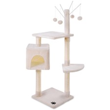 Rascador centro de Juegos y descanso arbol para gatos de 118cm de altura -mchaus