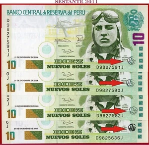PERÚ' 10 NUEVOS SOLES 21 12 2006 P 179b UNC + sello envío gratuito desde 100 $ - Imagen 1 de 3