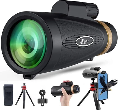 HD Monocular Telescope, 16x55 High Power Waterproof Monocular with Upgraded Fold - Image 1 of 4