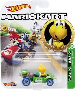 Hot Wheels Yellow Koopa Troopa Mariokart Character Car Diecast 1:64 Scale - Picture 1 of 2
