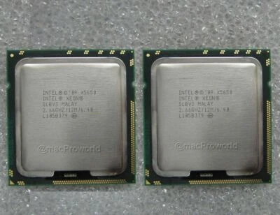 INTEL XEON X5650 2.66GHZ 6 / 12 core CPU SLBV3 MATCHED PAIR - CHEAPEST ON EBAY - Image 1 of 4