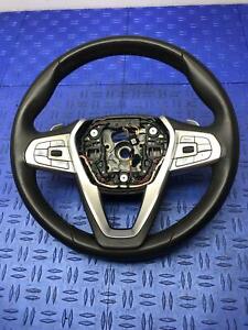 2016 - 2019 BMW 740I G12 SPORT LEATHER HEATED STEERING WHEEL W/PADDLE SHIFTER