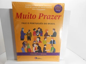 Muito Prazer FALE O PORTUGUES DO BRAZIL V1 Speak Brazilian Portuguese BOOK & CD - Picture 1 of 2