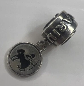 NUEVO HALIA 925 Plata de Ley Diapositiva Dije de Cuentas SAGITARIO Zodiaco Moneda Griega - Imagen 1 de 11