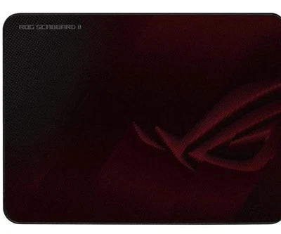 Alfombrilla de ratón para juegos ASUS ROG Scabbard II roja M negra.A3 Foto 1 de 4
