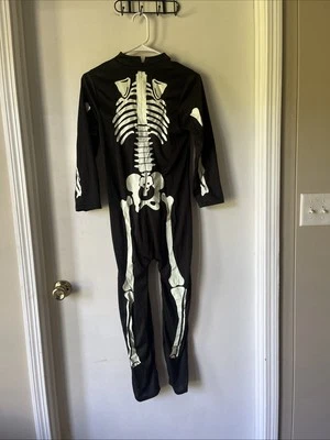 Body Esqueleto Brilla en la Oscuridad Niños, Niños Talla Grande Incluye Máscara y Guante Foto 1 de 4