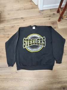 Vintage 1996 Hanes Pittsburgh Steelers Crewneck Size XL - Picture 1 of 4