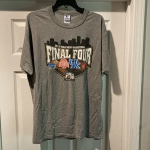 Camisa de baloncesto Kentucky Wildcats para hombre XL gris 2014 NCAA Final Four KU UL - Imagen 1 de 4