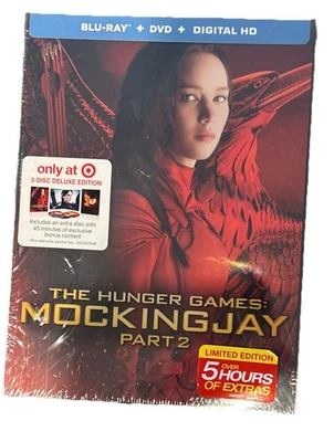 Hunger Games: Mockingjay Part 2 (3 Disc Blu-ray/DVD, 2015) New & Sealed - Image 1 of 2