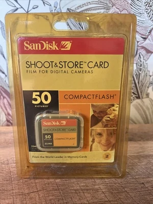 SanDisk Shoot & Store 32MB Compact Flash - READ DESCRIPTION - Image 1 of 2