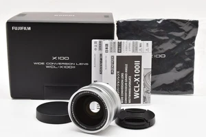 ✨TopMint✨ FUJIFILM WCL-X100S II Wide Conversion Lens Silver From Japan S580 - Picture 1 of 12