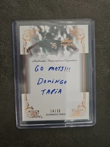 2013 LEAF TRINITY AUTHENTIC INSCRIPTION DOMINGO TAPIA AUTOGRAPH #/30 METS PADRES - Picture 1 of 2