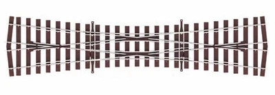 Peco SLU1190 OO Gauge Code 75 Unifrog Bullhead Double Slip - Image 1 of 2