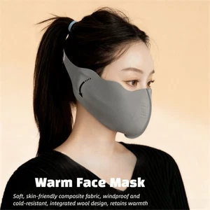 3D Two-in-One Earmuff Thickened Cycling Mask Warm Face Mask  Ear Protection - Picture 1 of 17