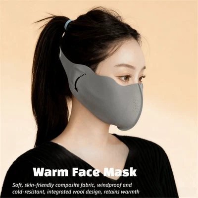 3D Two-in-One Earmuff Thickened Cycling Mask Warm Face Mask  Ear Protection - Image 1 of 4