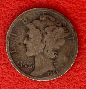 Moneda de diez centavos Mercury 1923 10c EE. UU. sin sello como nueva - Imagen 1 de 2