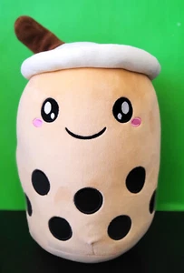 Lissi Puppe Lissidoll  Mr Mocha Boba Bubble Tea Kawaii 13” Plush Stuffed Toy - Picture 1 of 2