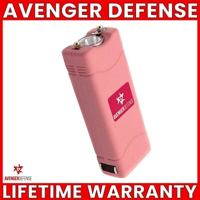 Avenger Defense 1.25 (µC) charge 120-lumen bright LED Flashlight Mini Stun Gun