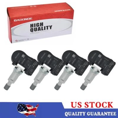 4x TPMS Tire Pressure Sensor 52933-2J100 For Hyundai Accent Genesis Kia Rio - Image 1 of 4