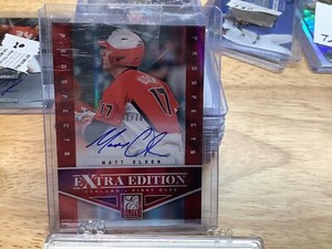 2012 Elite Extra Edition - #123 Matt Olson /782 (AU, RC)