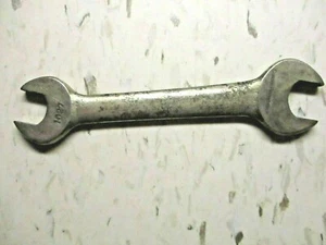 1027 Chrome Molybdenum Open End SAE Wrench 19/32" 11/16" Plain Stubby Vintage - Picture 1 of 6