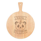 Beware Crazy Pandicorn Lady Pizza Board Paddle Wooden Panda Unicorn Funny