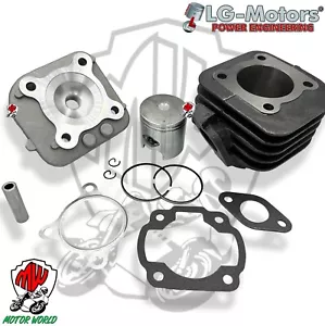 Gruppo Termico completo Cilindro ø47 Pistone 80cc APRILIA SR 50 2T 1994 in poi - Foto 1 di 1